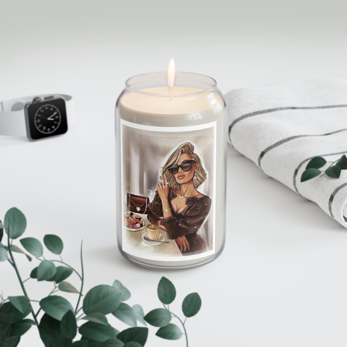 Coffee Shop Conversation Scented Soy Candle, 9oz