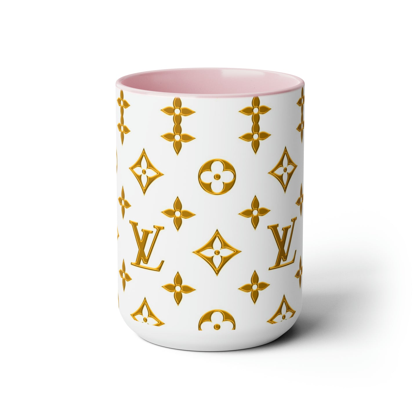 LV Two-Tone Coffee Mugs, 15oz