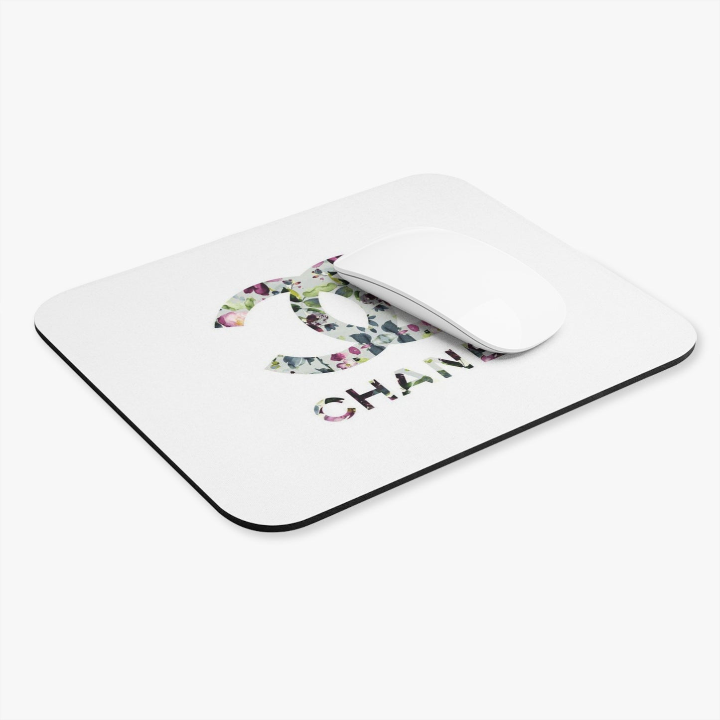 Floral CC Mouse Pad (Rectangle)