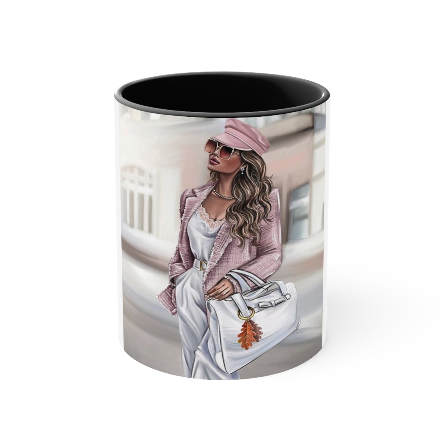 Shopping is my Love Language Accent Mug