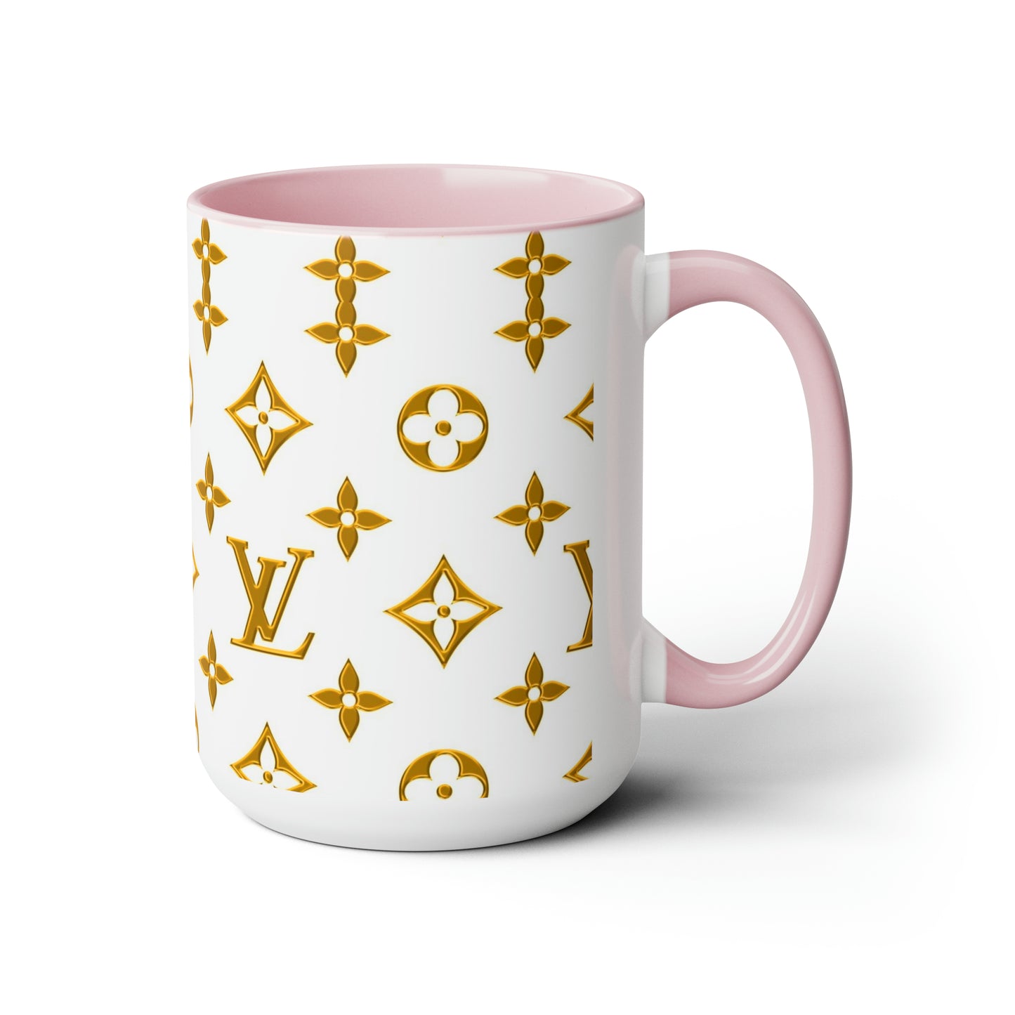 LV Two-Tone Coffee Mugs, 15oz