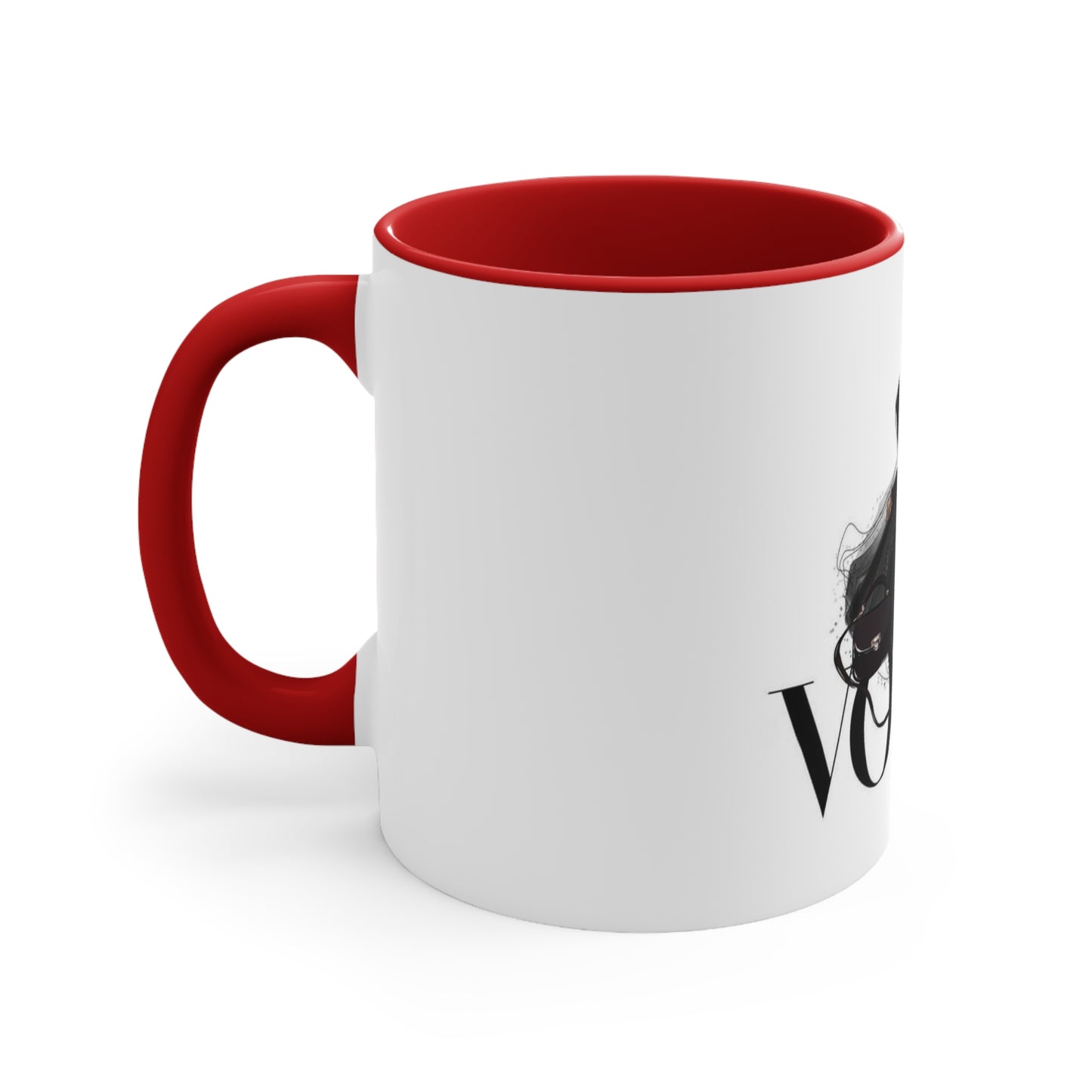 V Dress Accent Mug