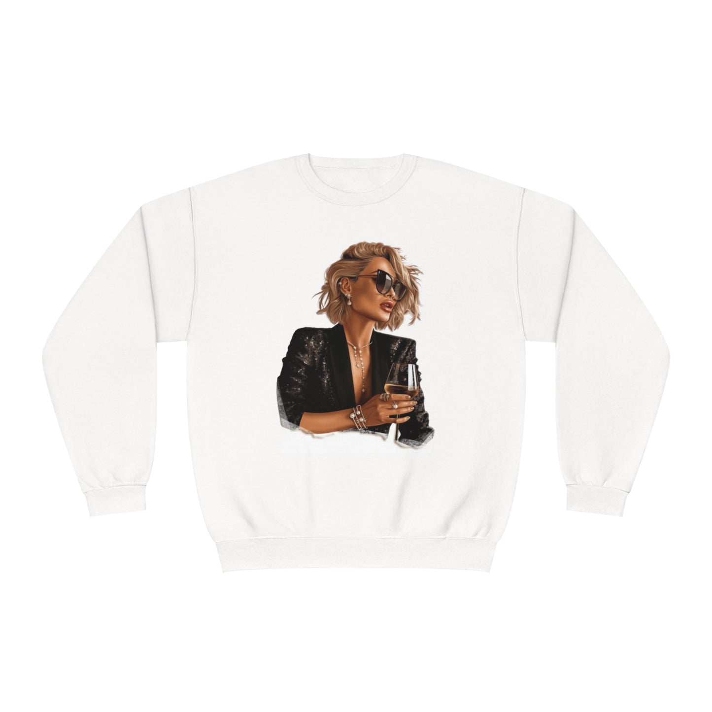 Edgy Chic' Unisex NuBlend® Crewneck Sweatshirt