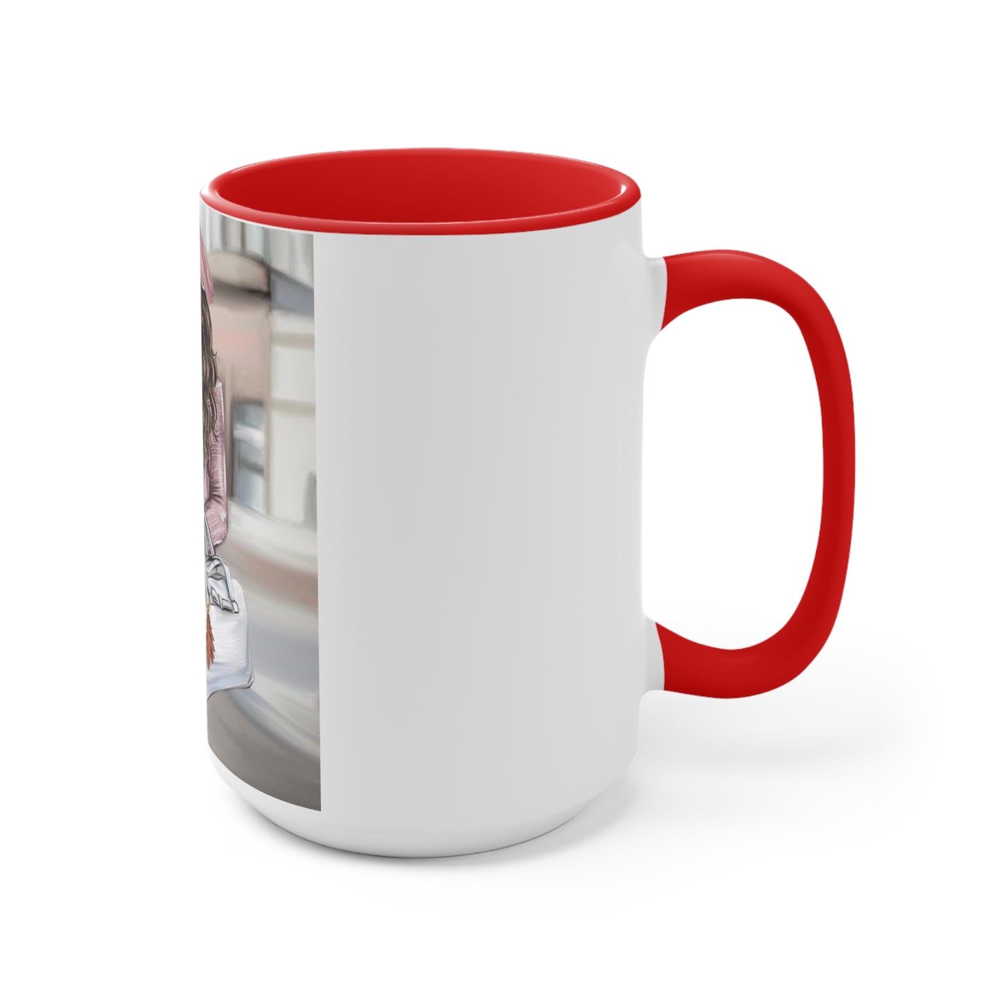 Shopping is my Love Language Accent Mug