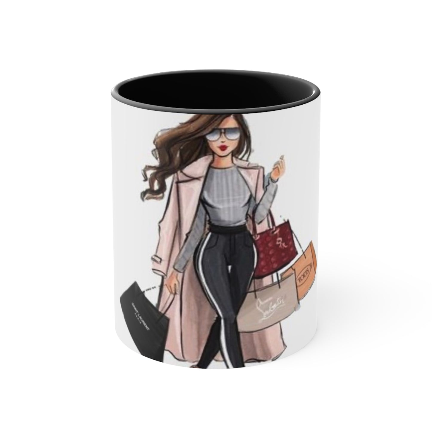 Fall in Paris Accent Mug