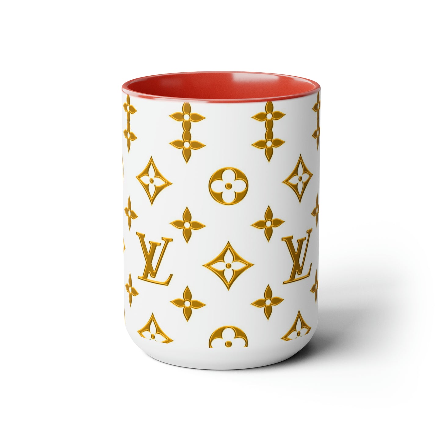 LV Two-Tone Coffee Mugs, 15oz