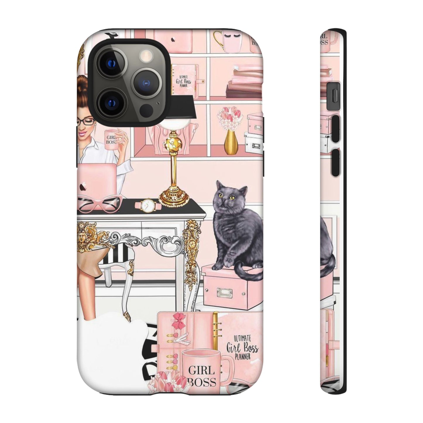 Pink Girl Boss Tough Cases