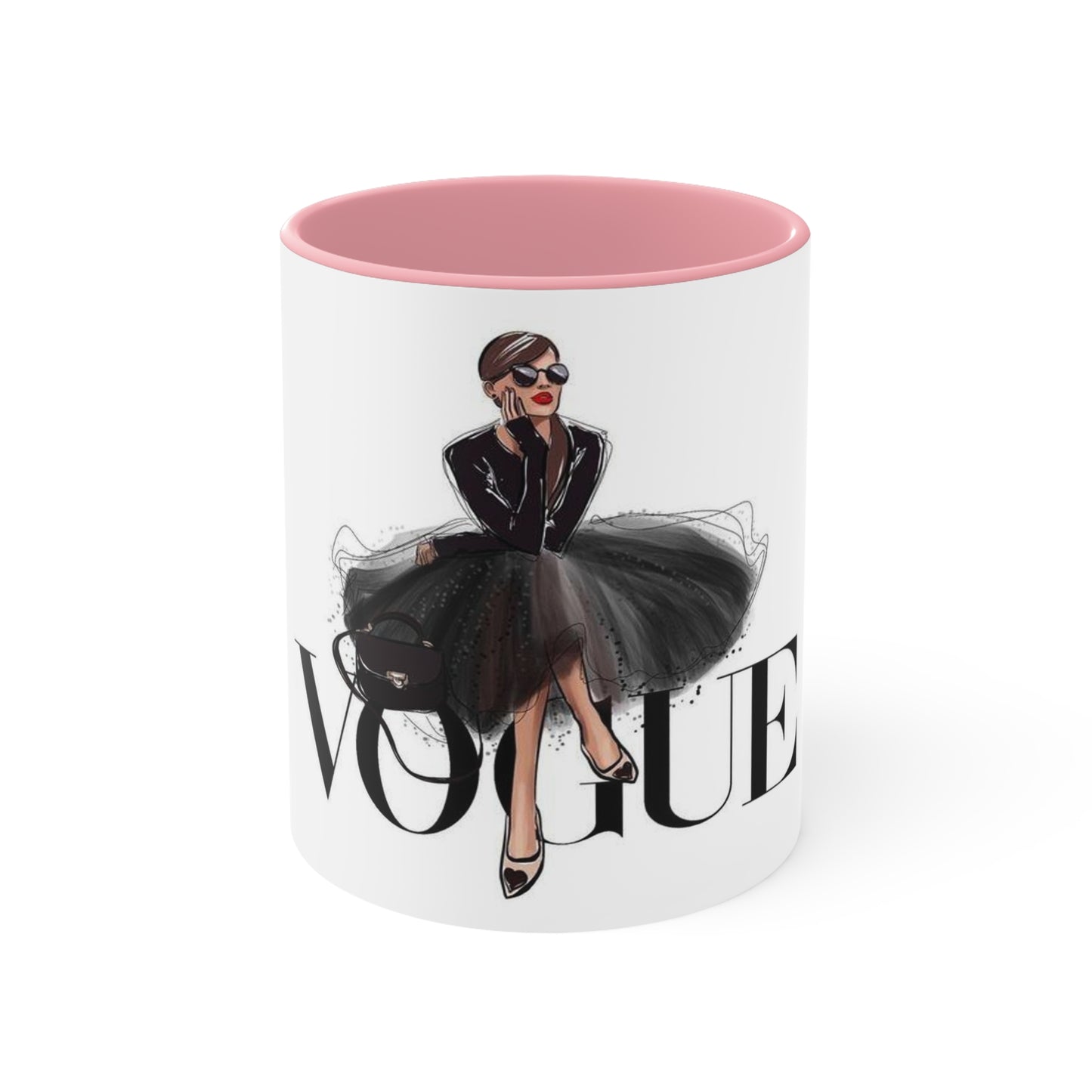 V Dress Accent Mug