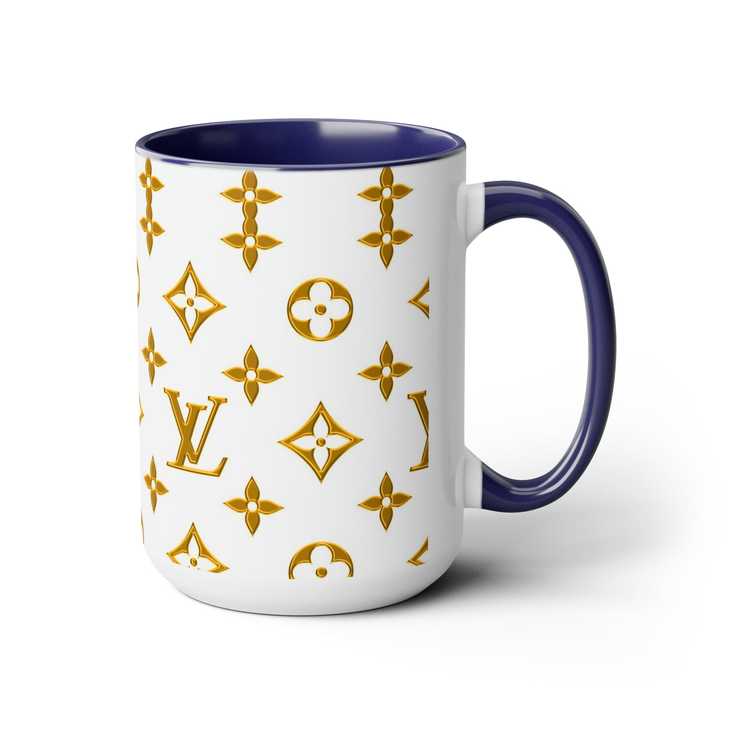 LV Two-Tone Coffee Mugs, 15oz