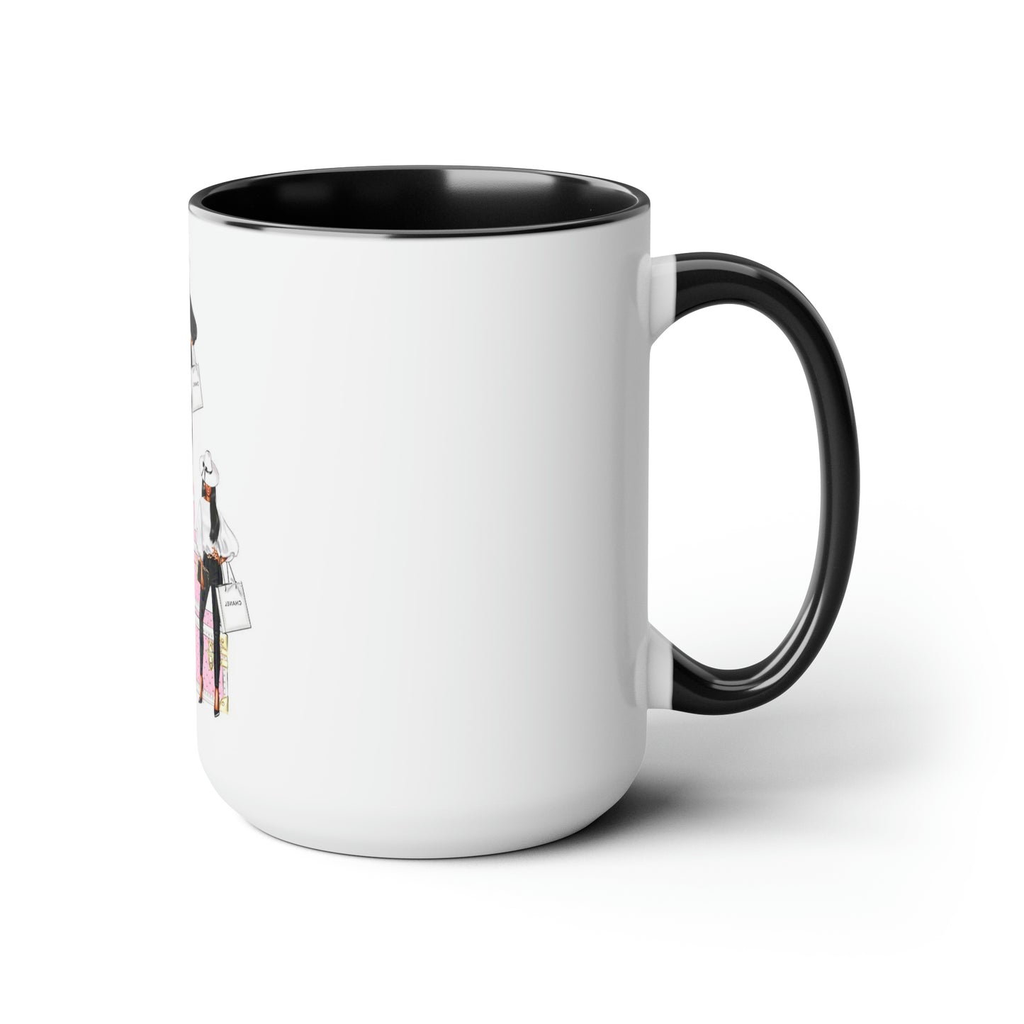 C Babes Two-Tone Coffee Mugs, 15oz