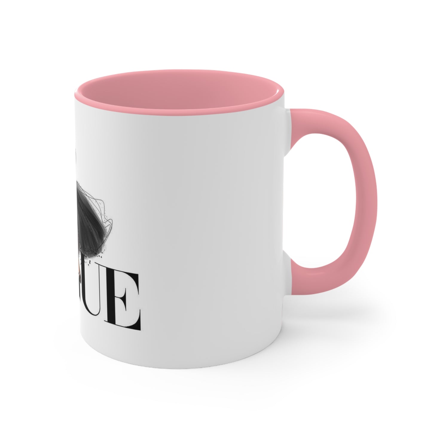 V Dress Accent Mug