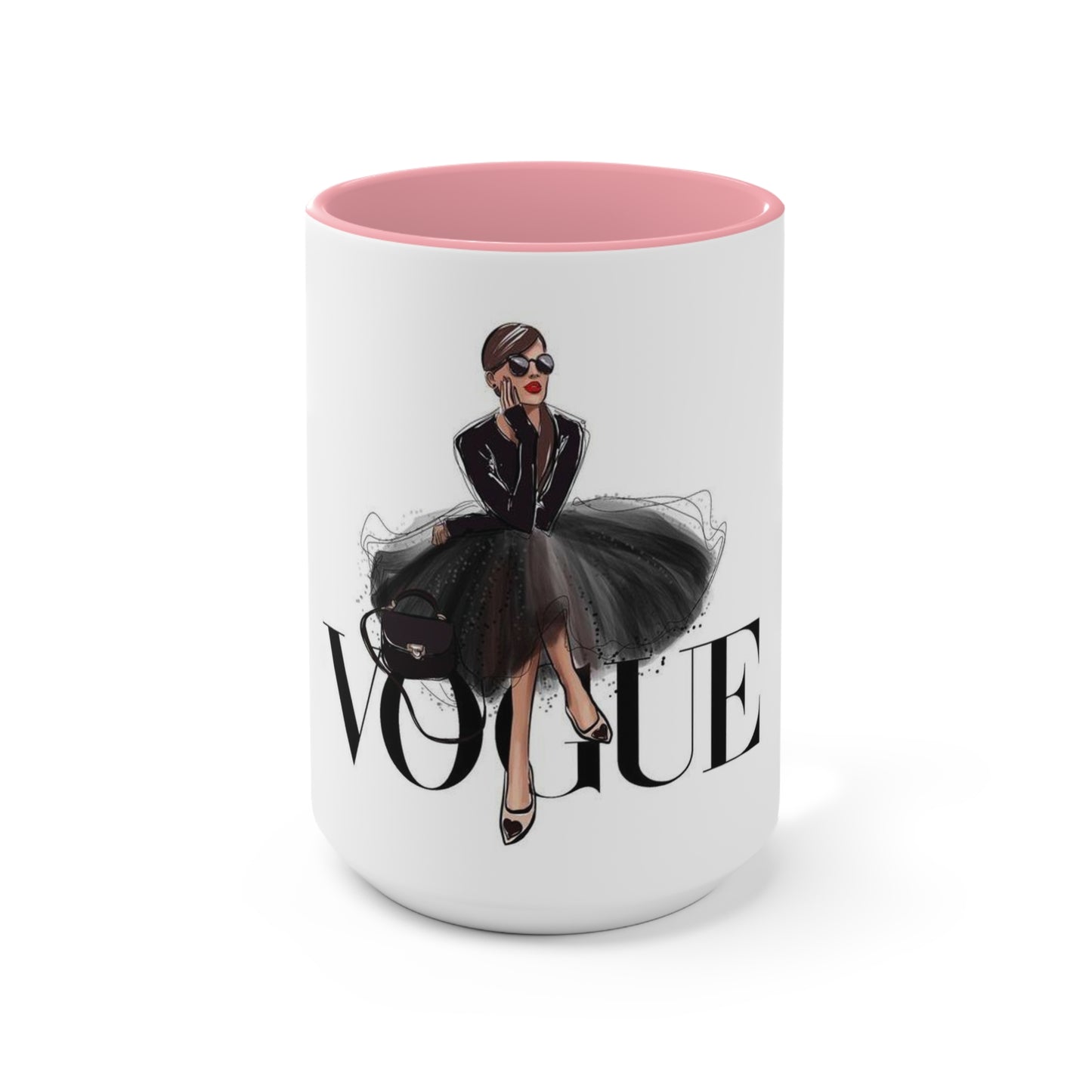 V Dress Accent Mug