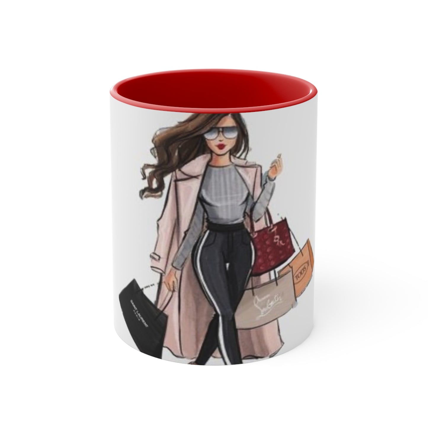 Fall in Paris Accent Mug