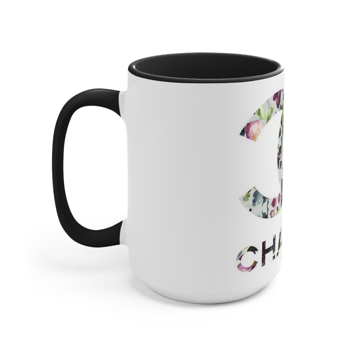 Floral CC Accent Mug