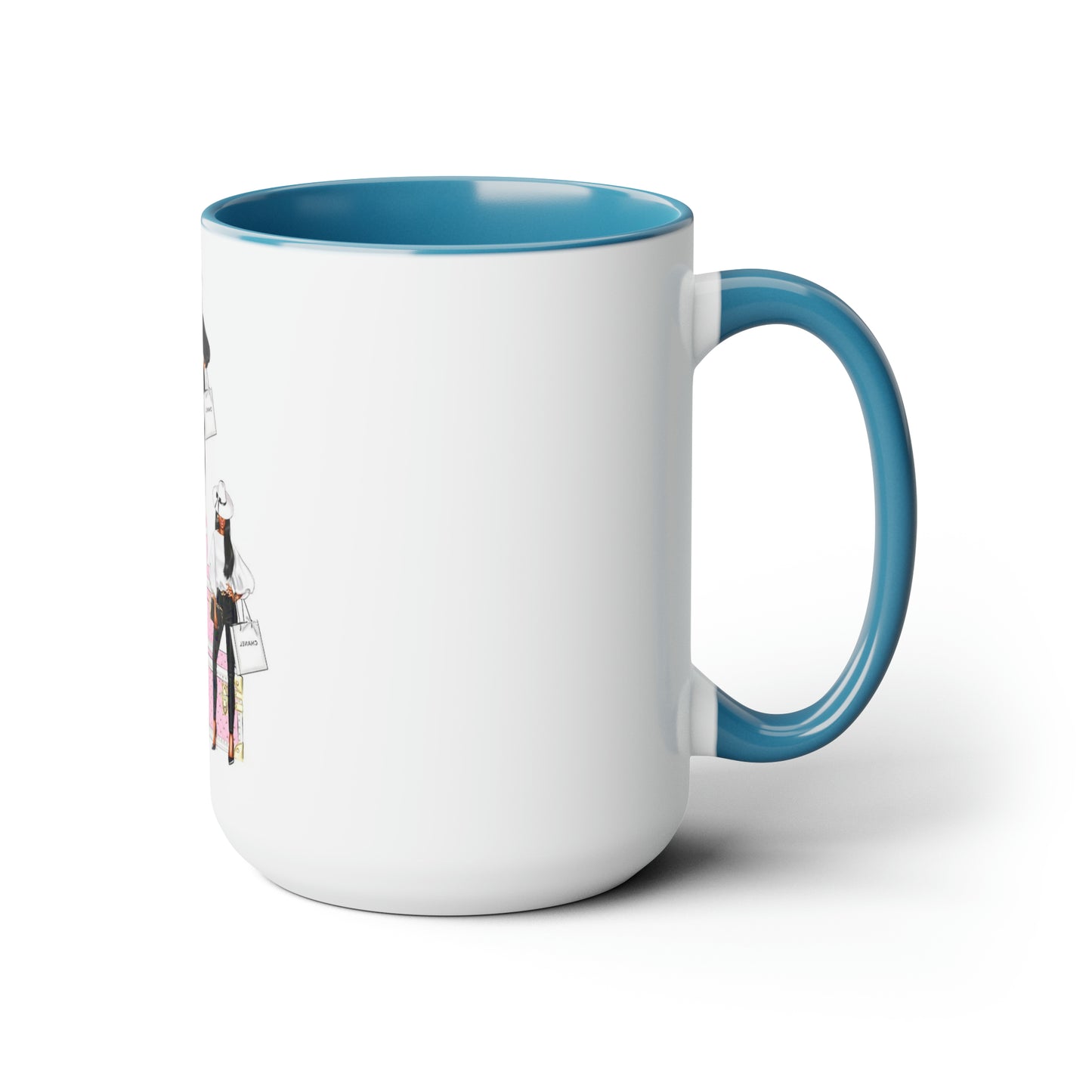 C Babes Two-Tone Coffee Mugs, 15oz