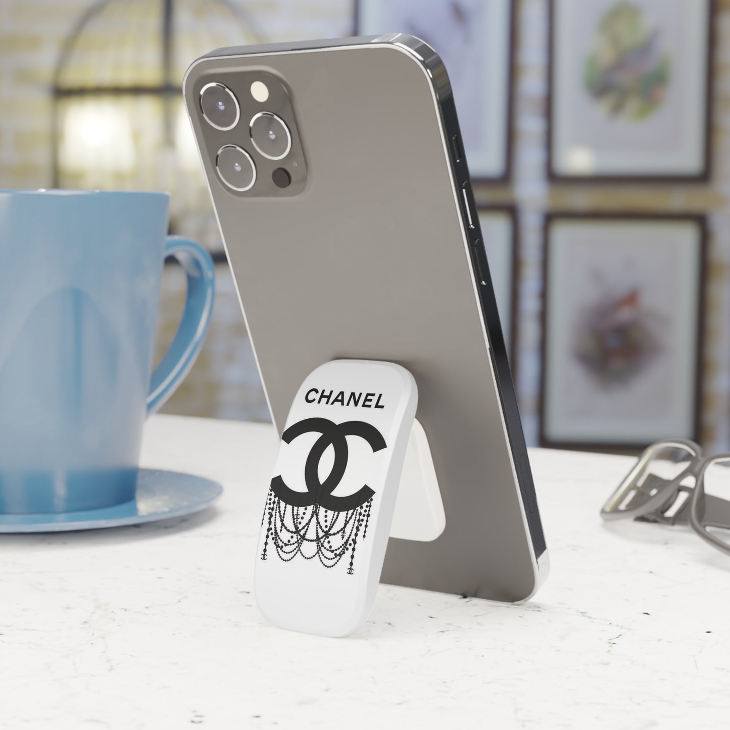 Beaded CC Phone Click-On Grip