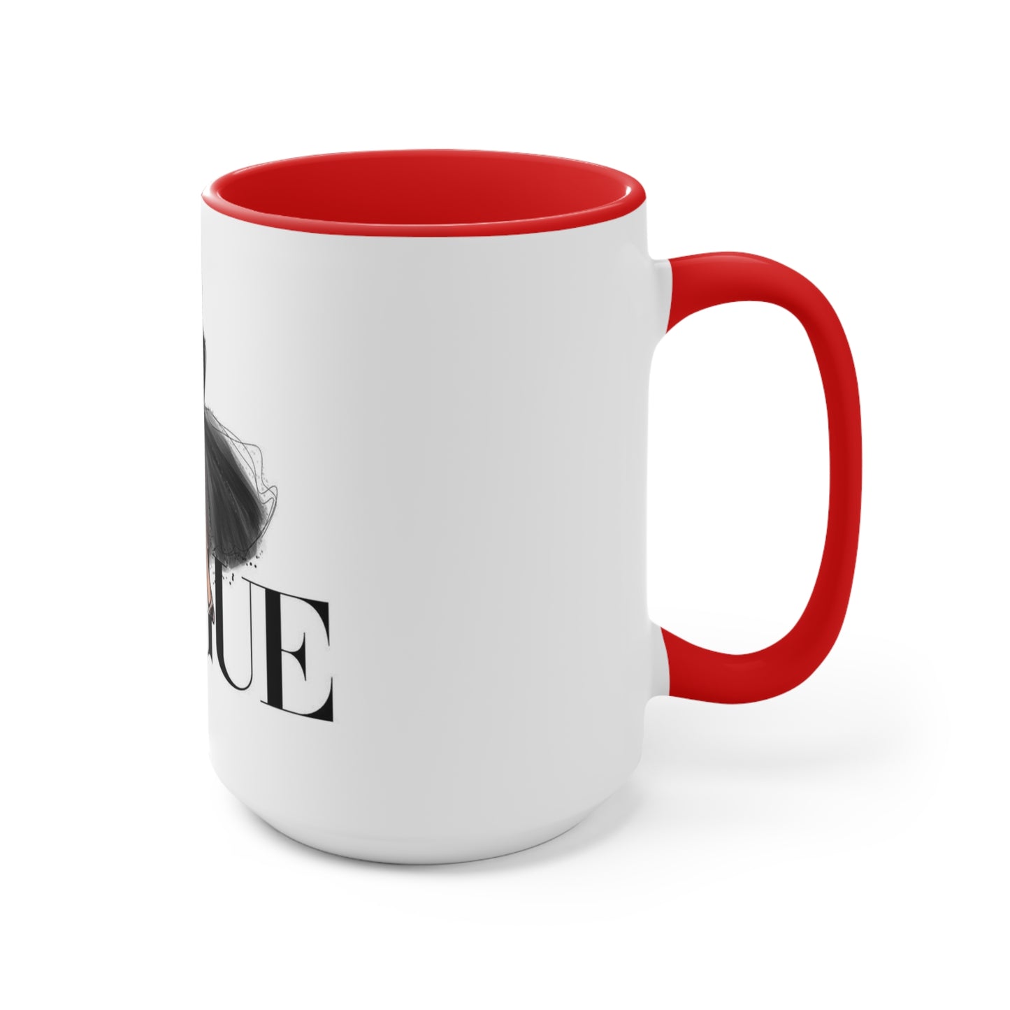 V Dress Accent Mug