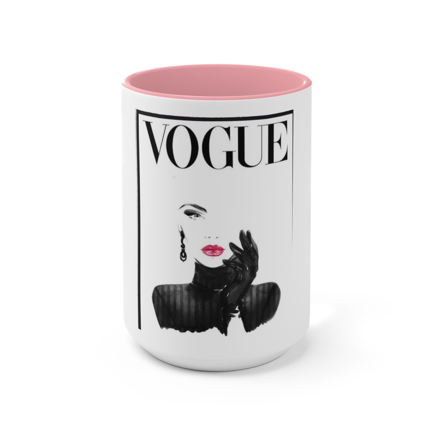 V B&W Accent Mug
