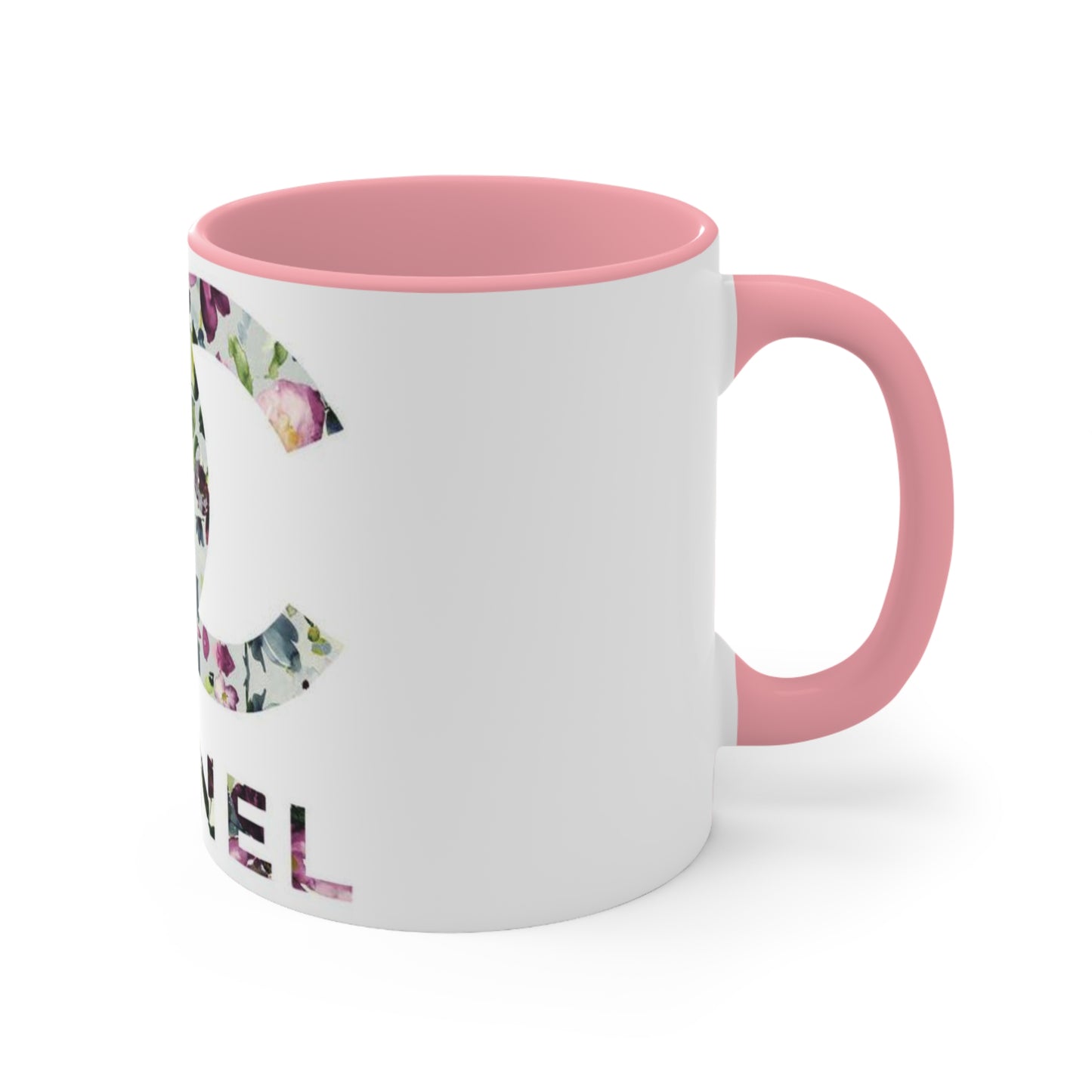 Floral CC Accent Mug