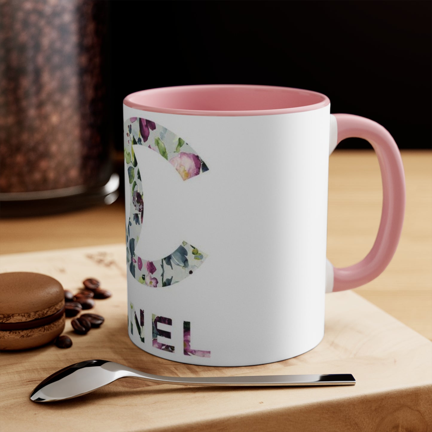 Floral CC Accent Mug