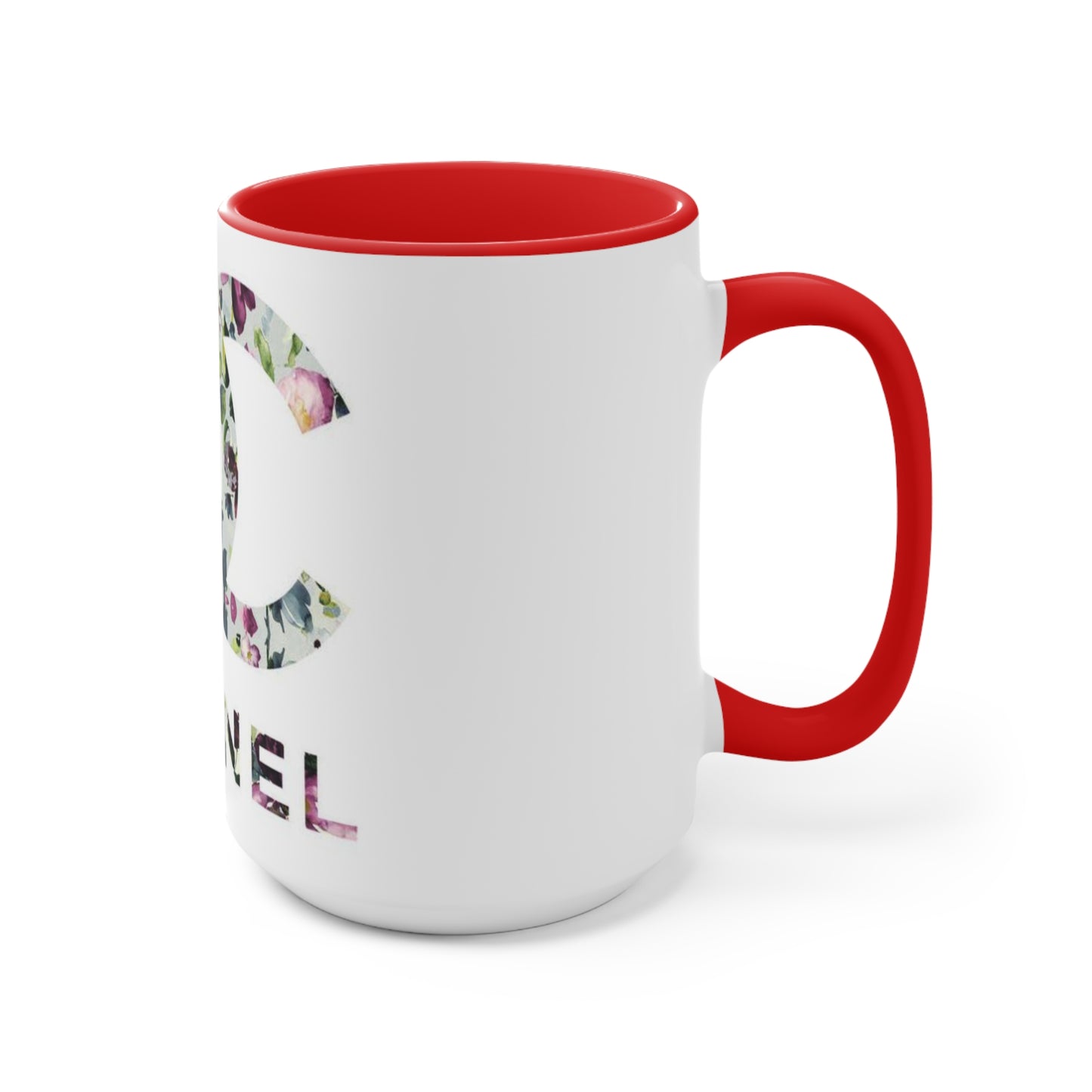Floral CC Accent Mug