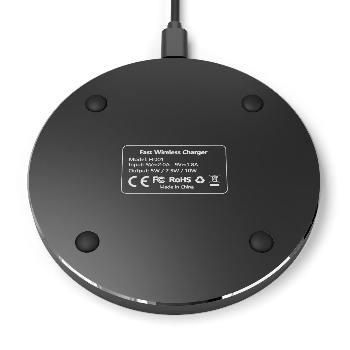 Black Drip CC Wireless Charger
