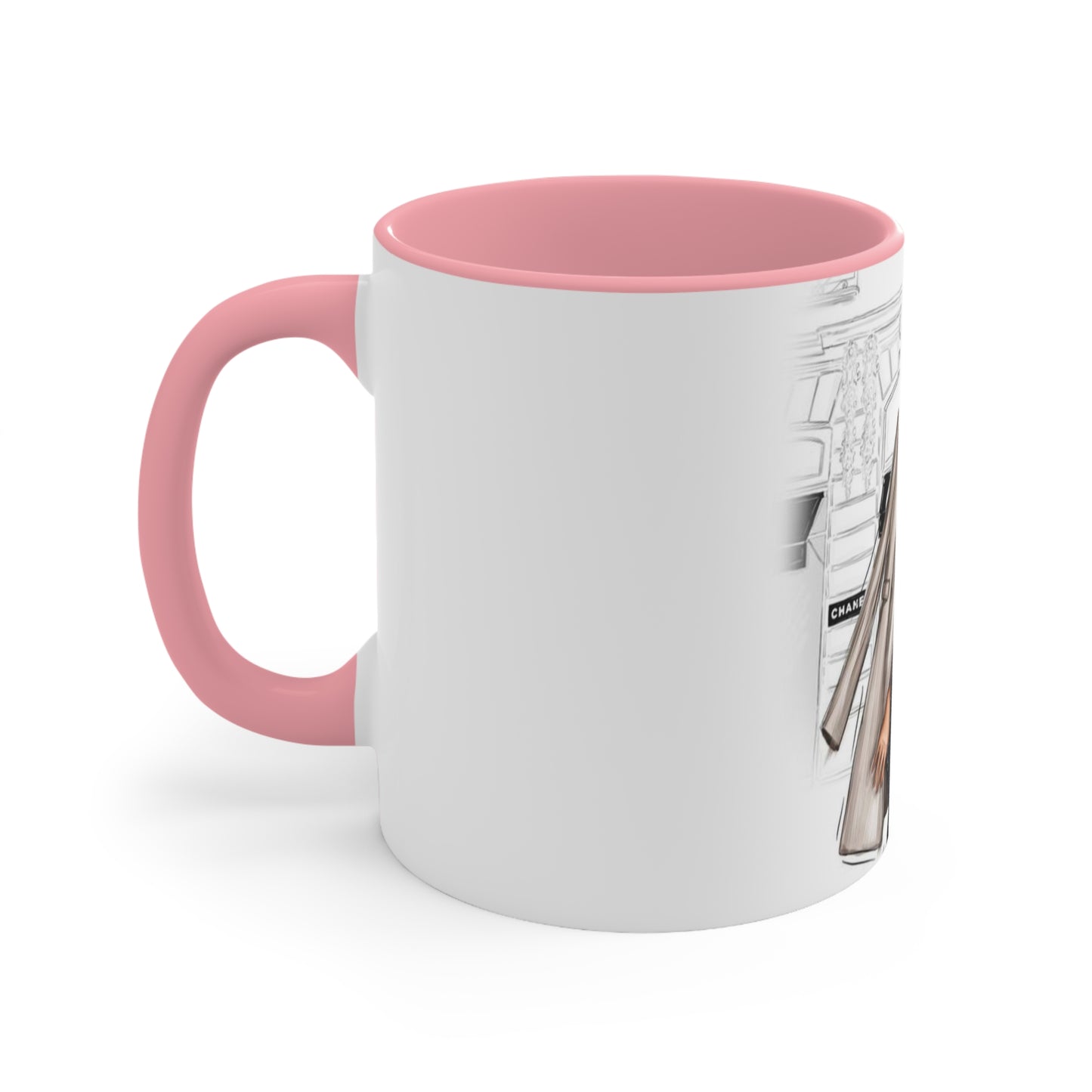Shopping In Paris Accent Mug