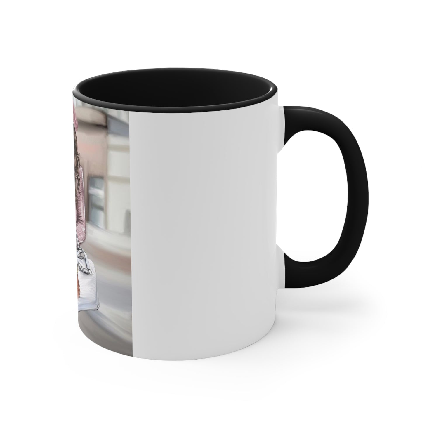 Shopping is my Love Language Accent Mug