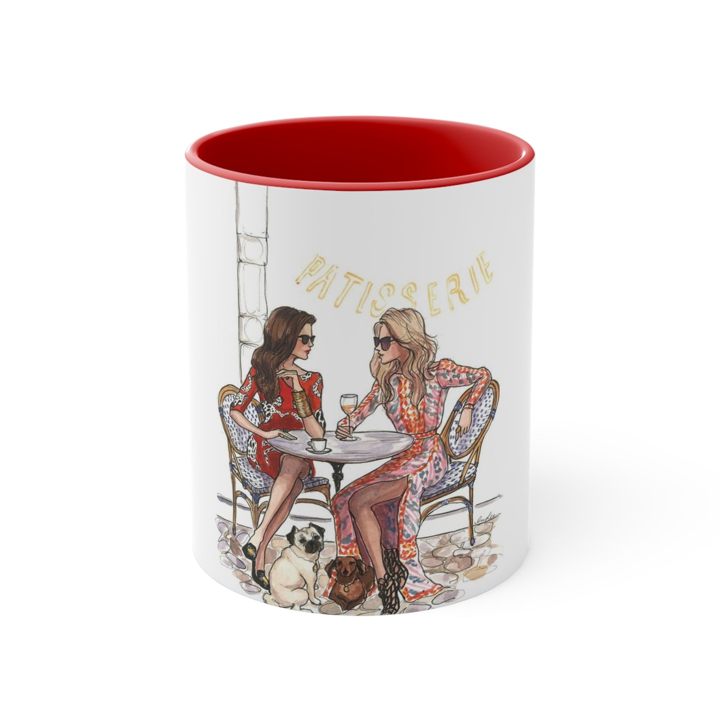 Coffee Shop Chats Accent Mug