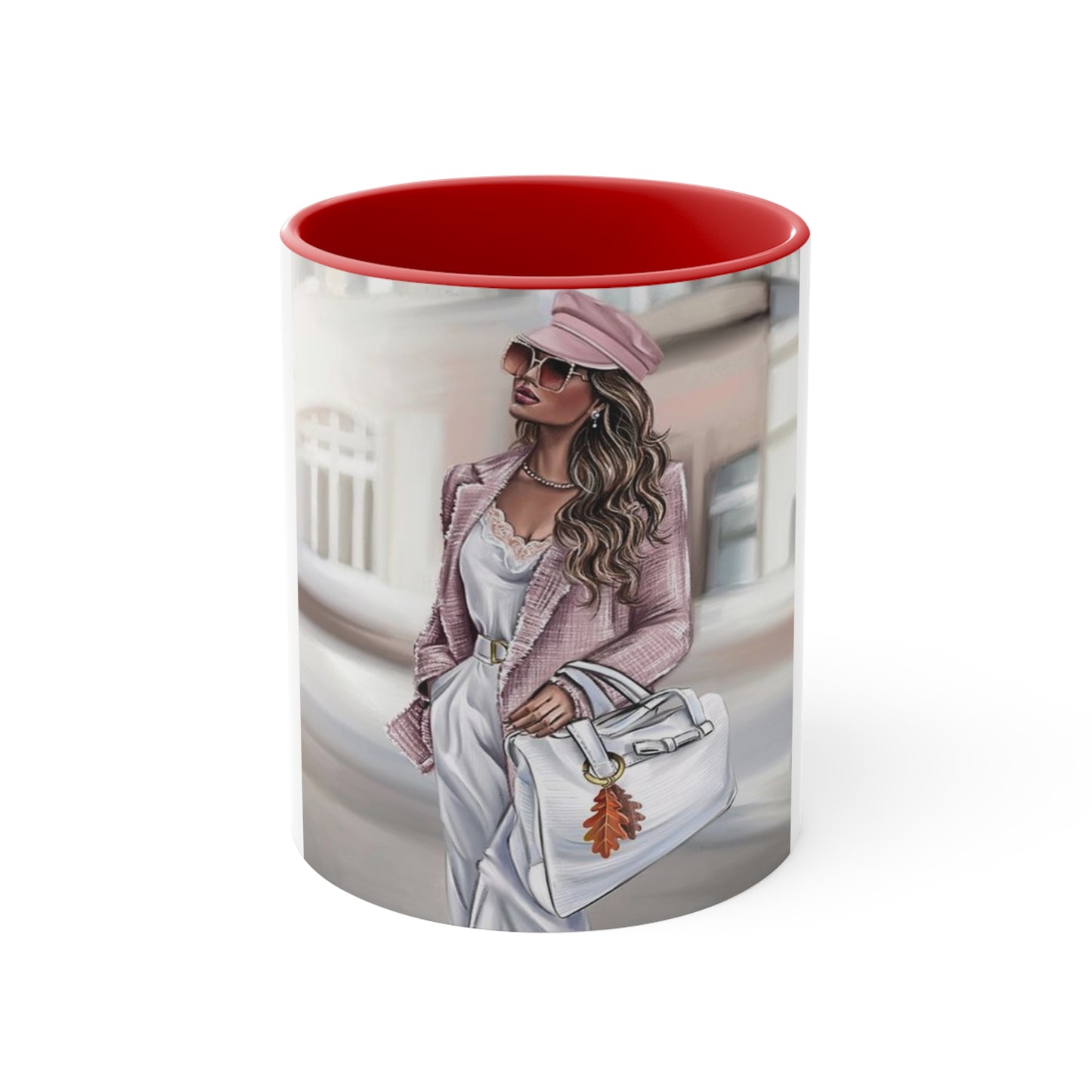 Shopping is my Love Language Accent Mug