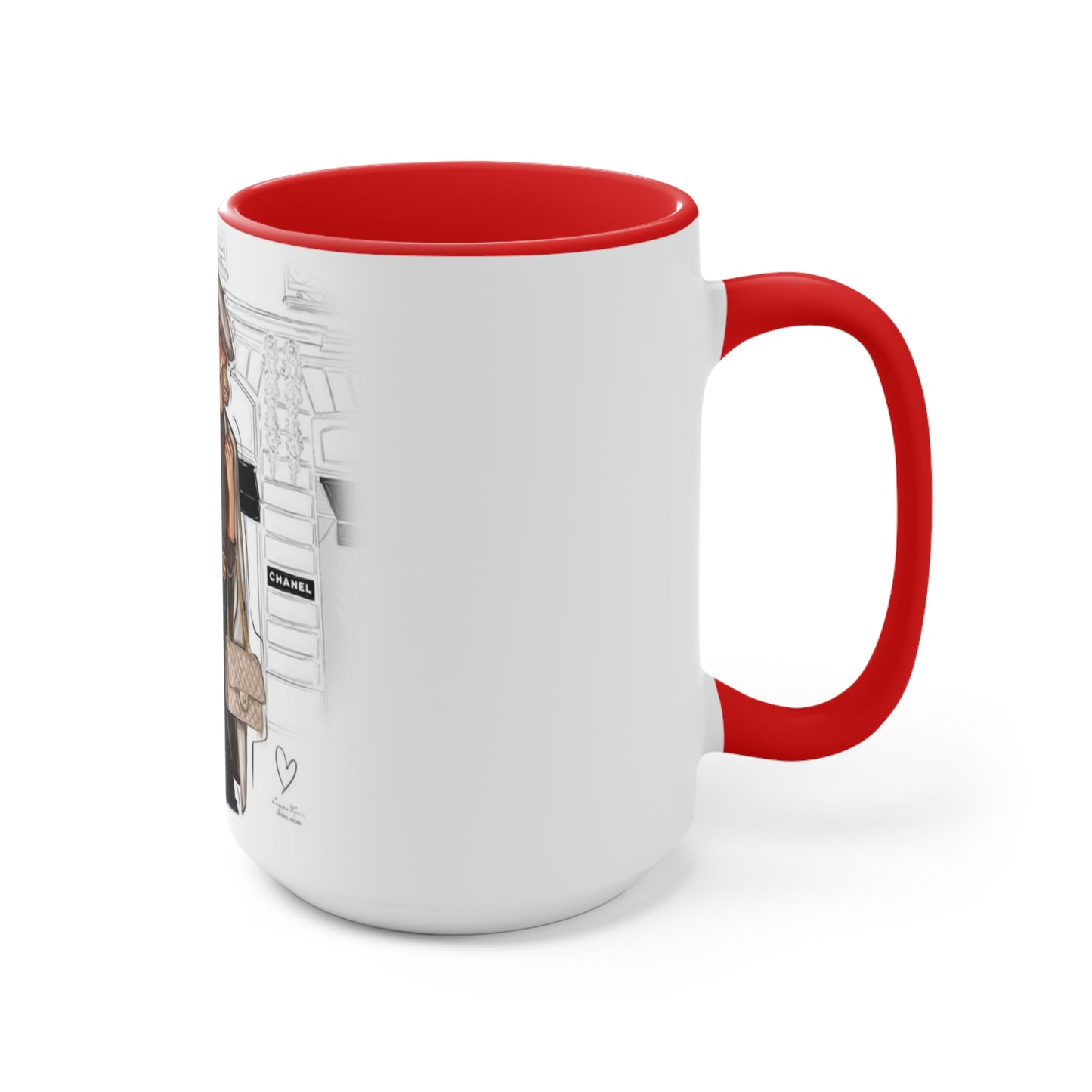 Shopping In Paris Accent Mug