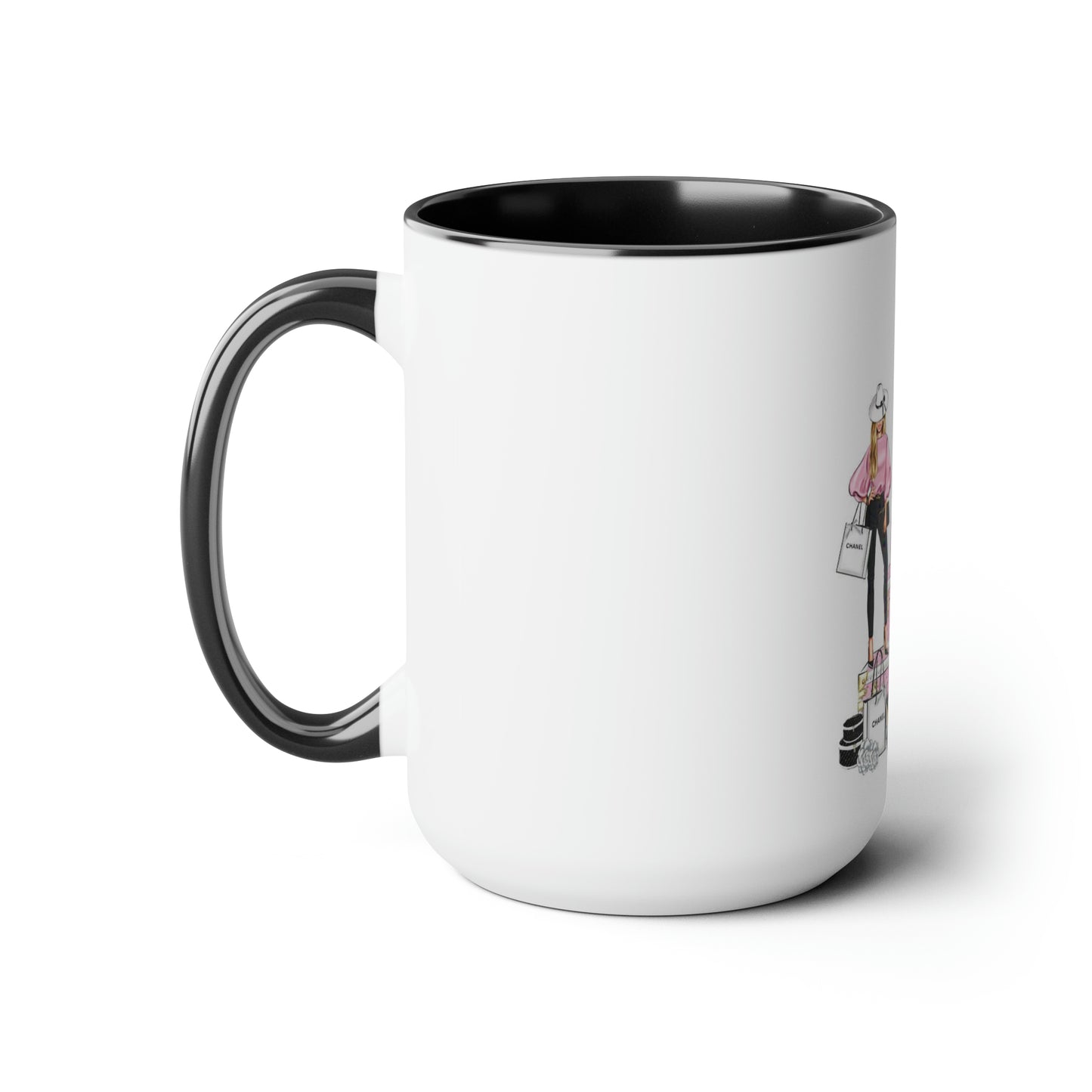C Babes Two-Tone Coffee Mugs, 15oz