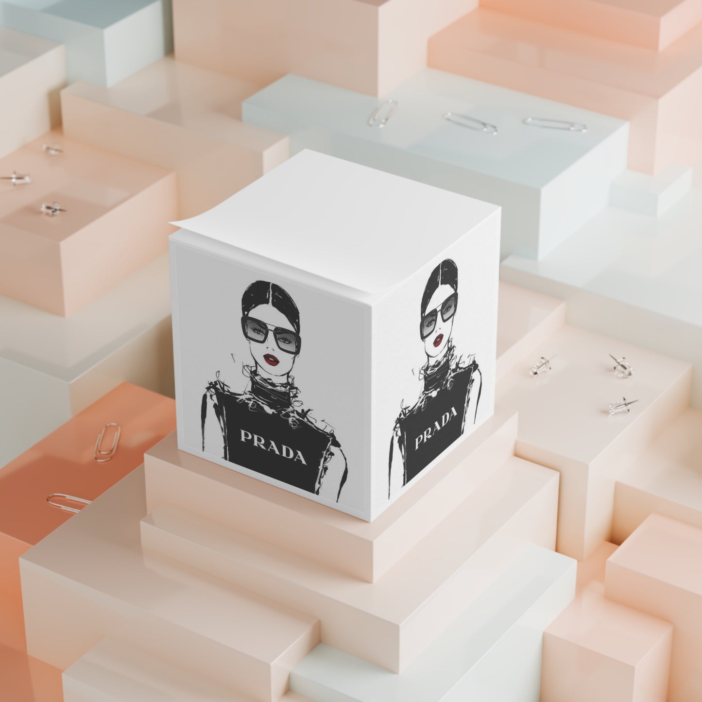 P Fashion Note Cube