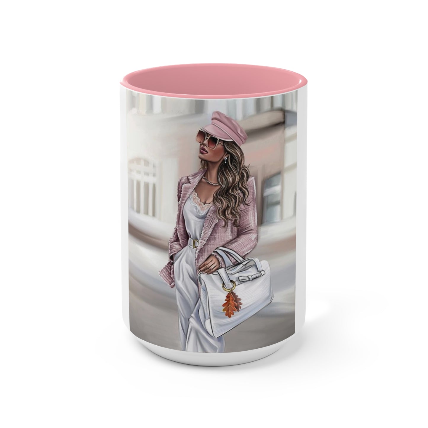 Shopping is my Love Language Accent Mug