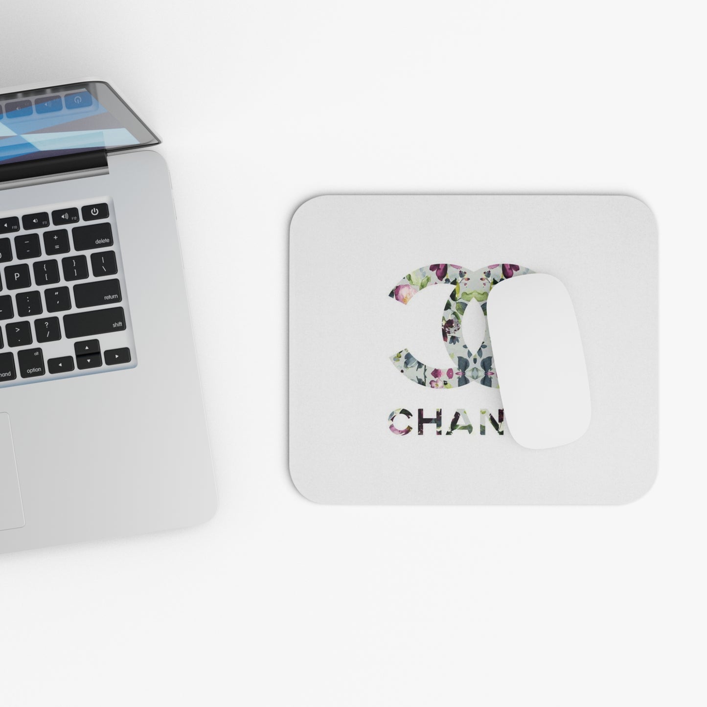 Floral CC Mouse Pad (Rectangle)