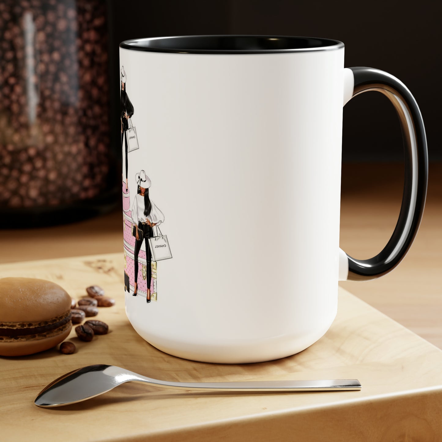 C Babes Two-Tone Coffee Mugs, 15oz