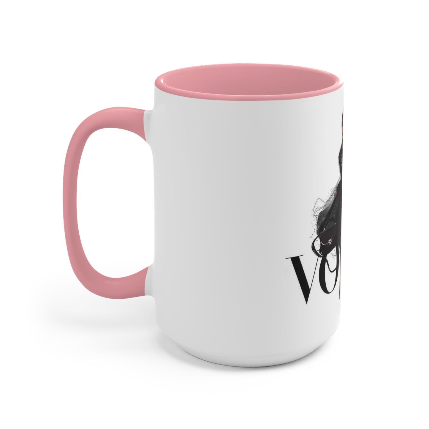 V Dress Accent Mug