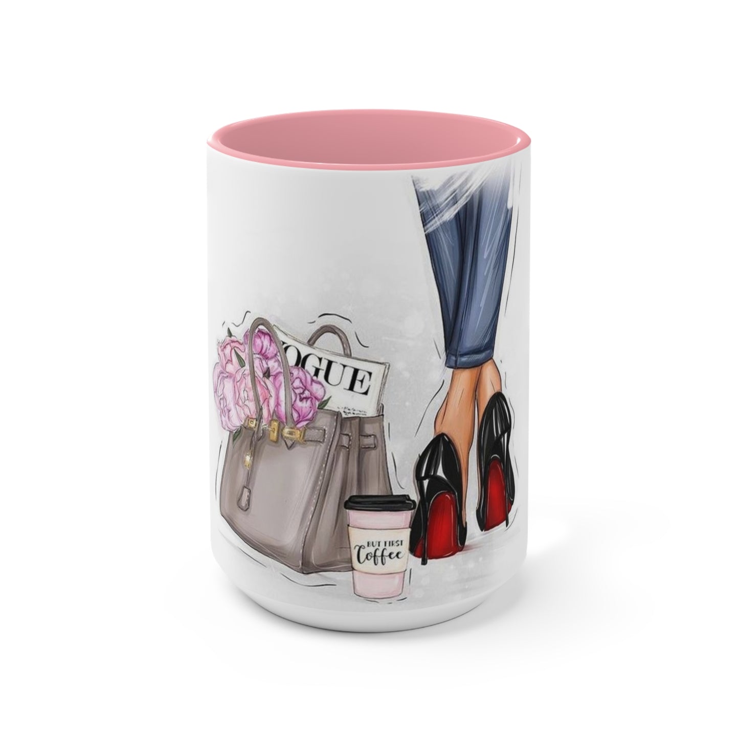 Red Bottom Babe Accent Mug