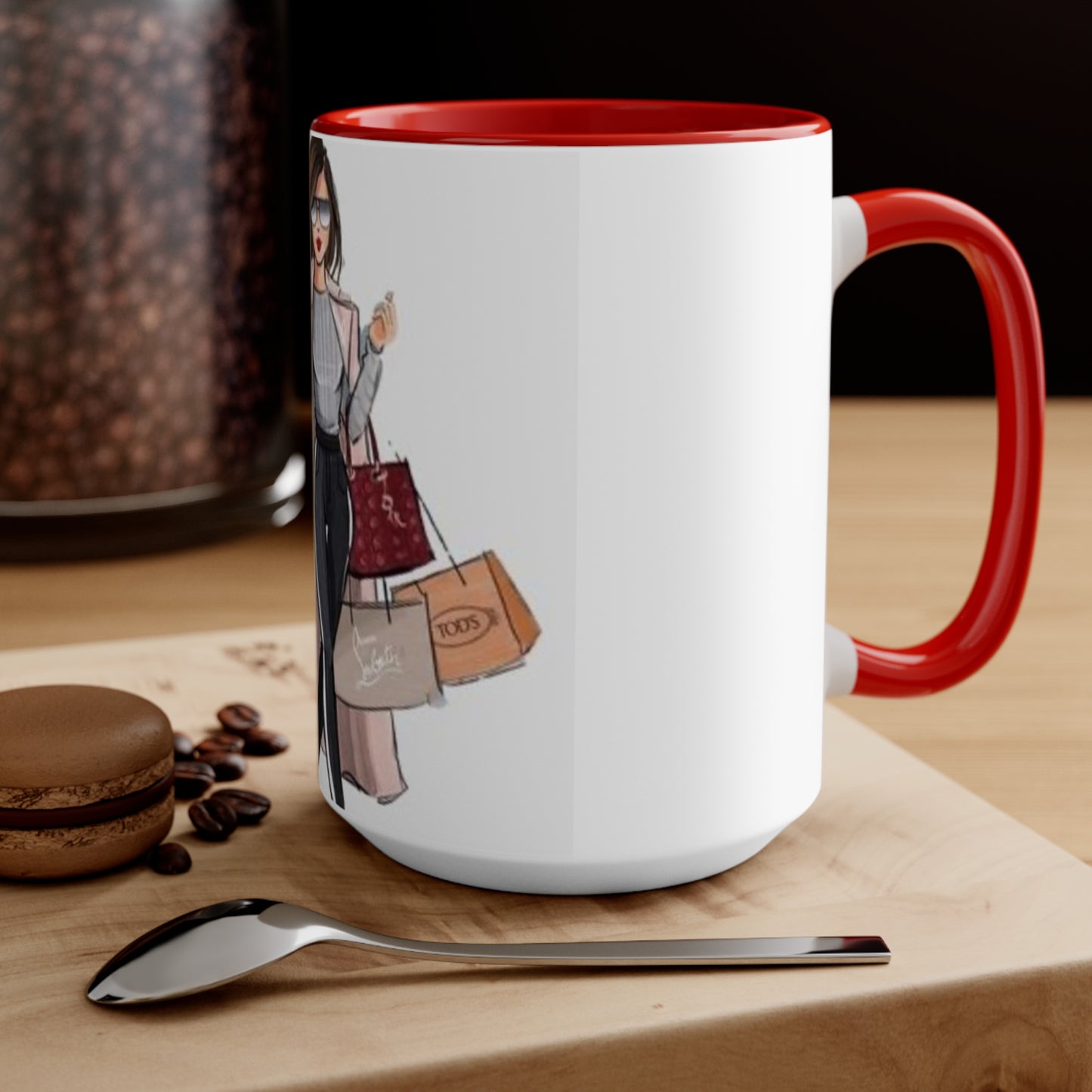 Fall in Paris Accent Mug
