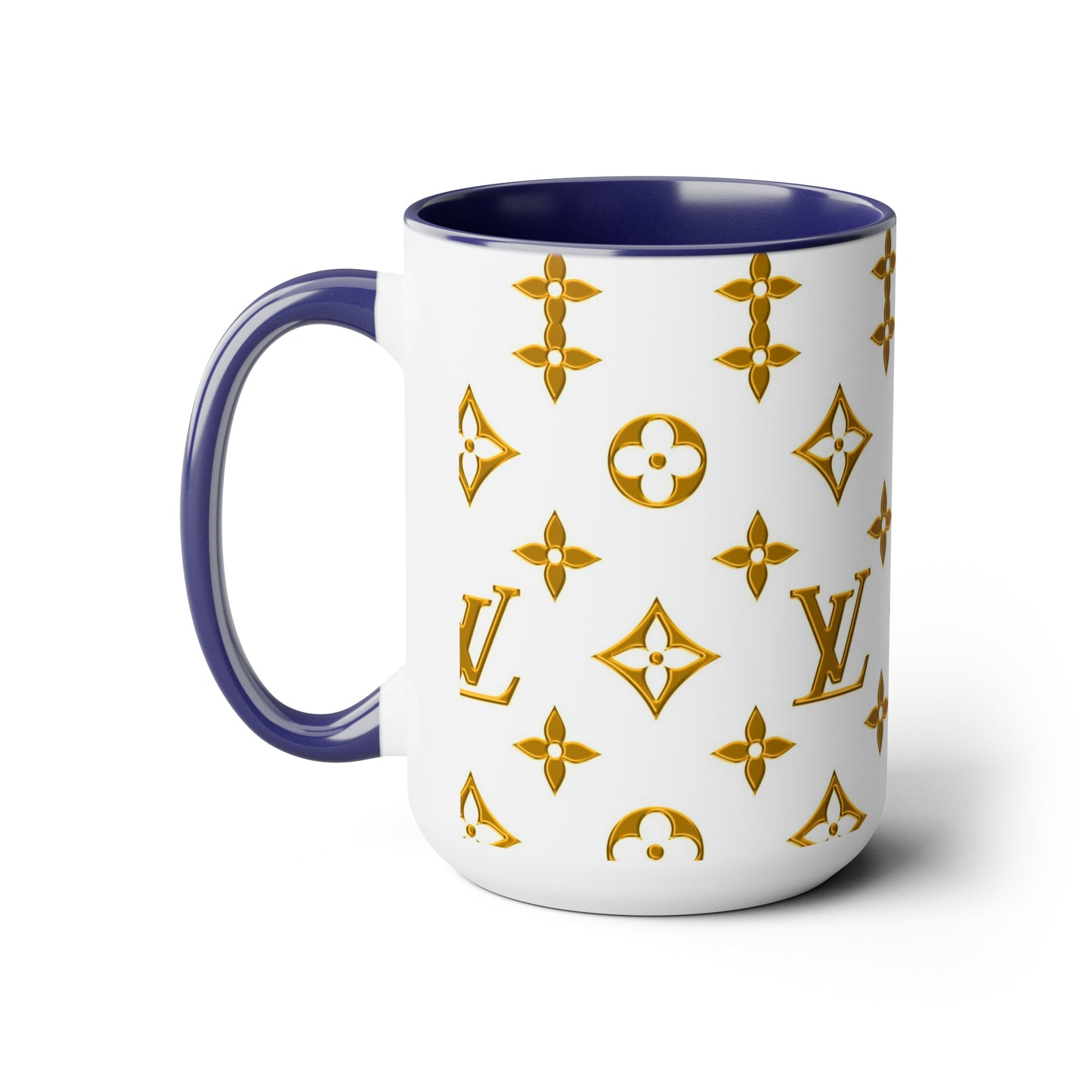 LV Two-Tone Coffee Mugs, 15oz