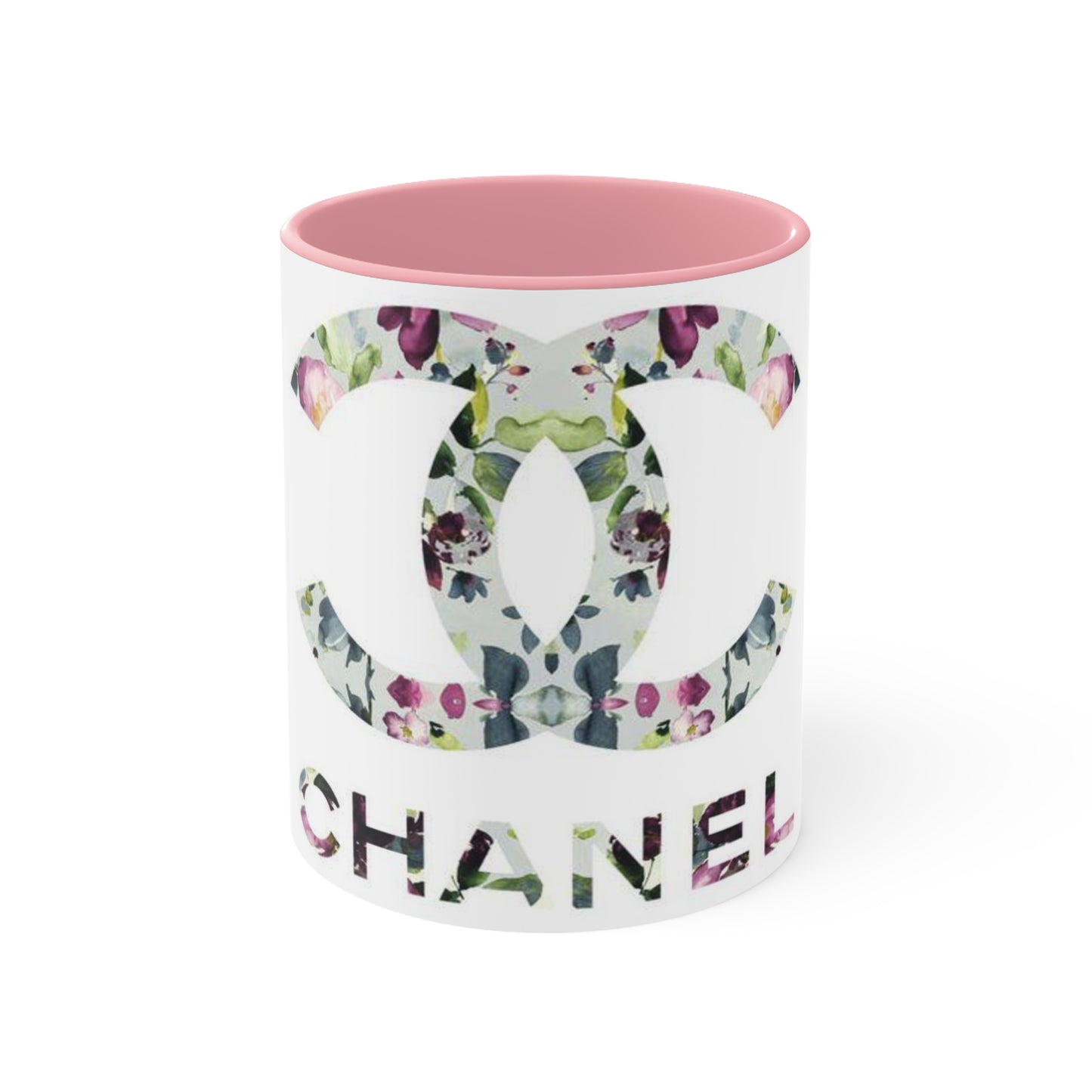 Floral CC Accent Mug
