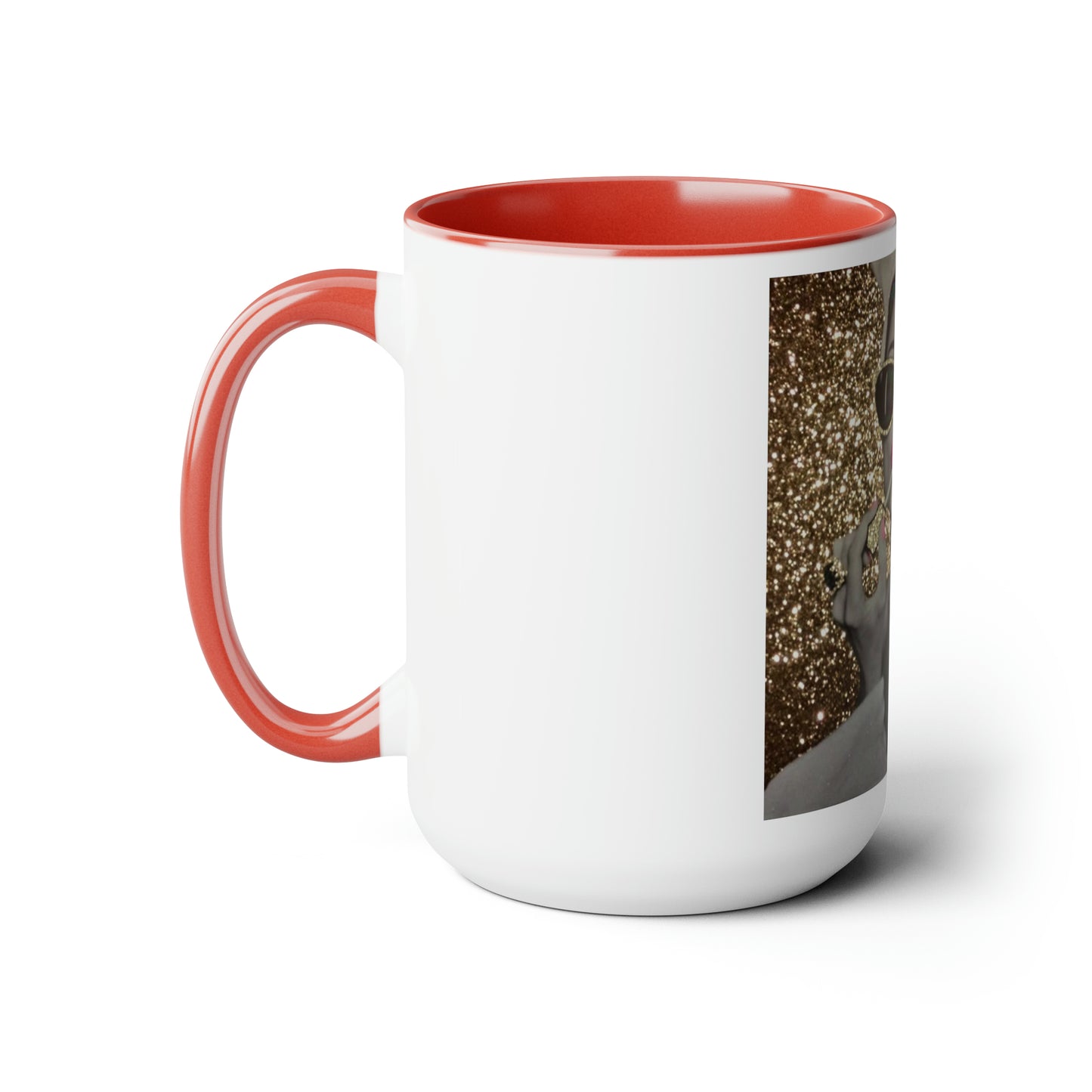 Lip Gloss Two-Tone Coffee Mugs, 15oz