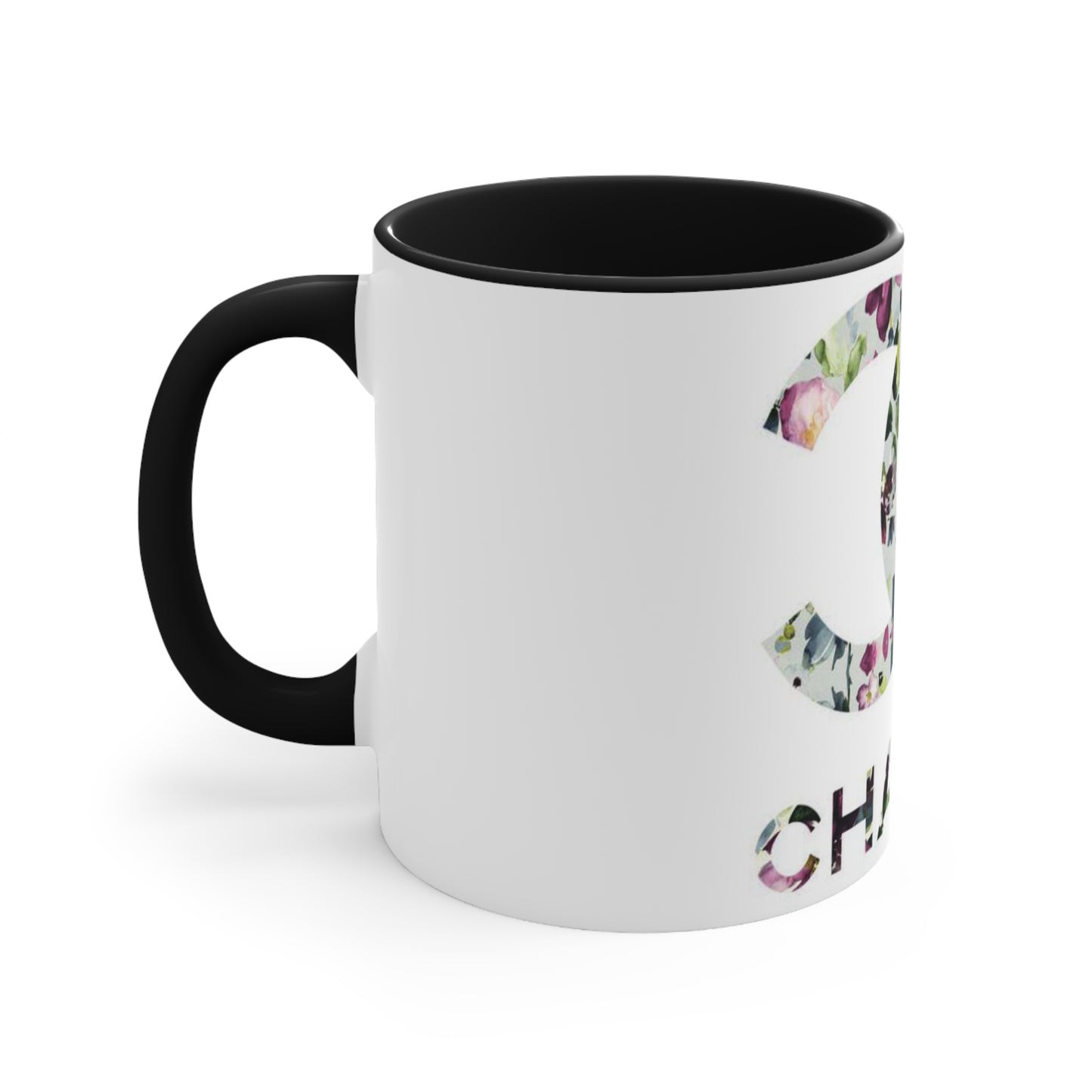 Floral CC Accent Mug