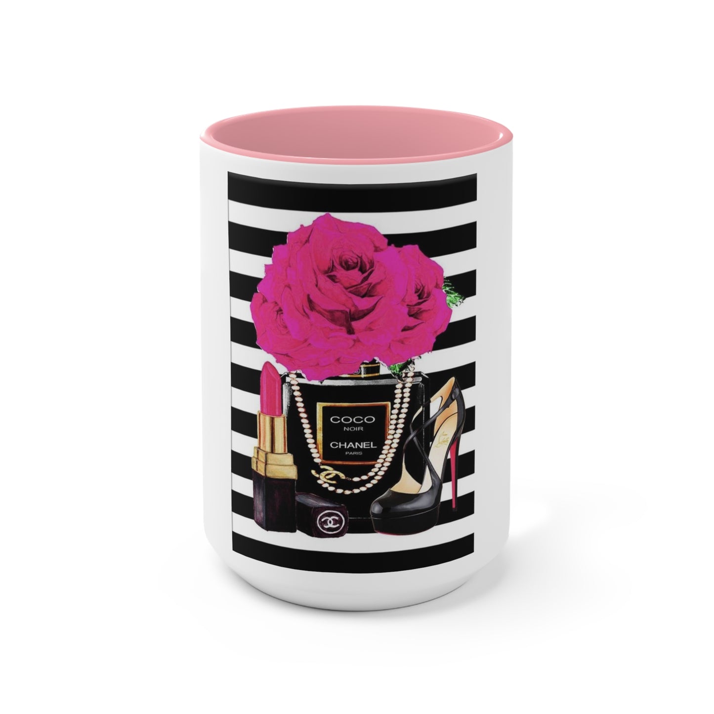 CC rose Accent Mug