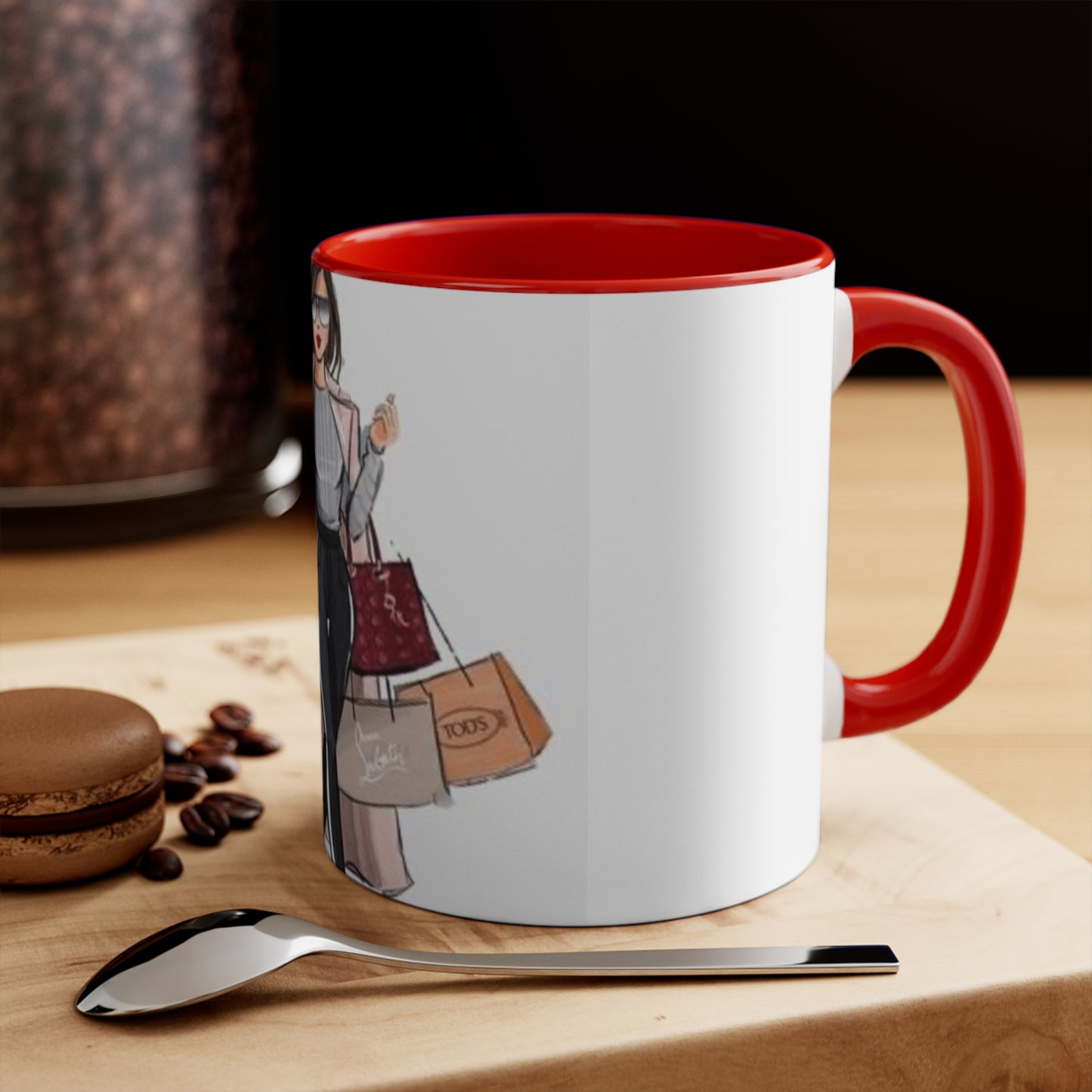 Fall in Paris Accent Mug
