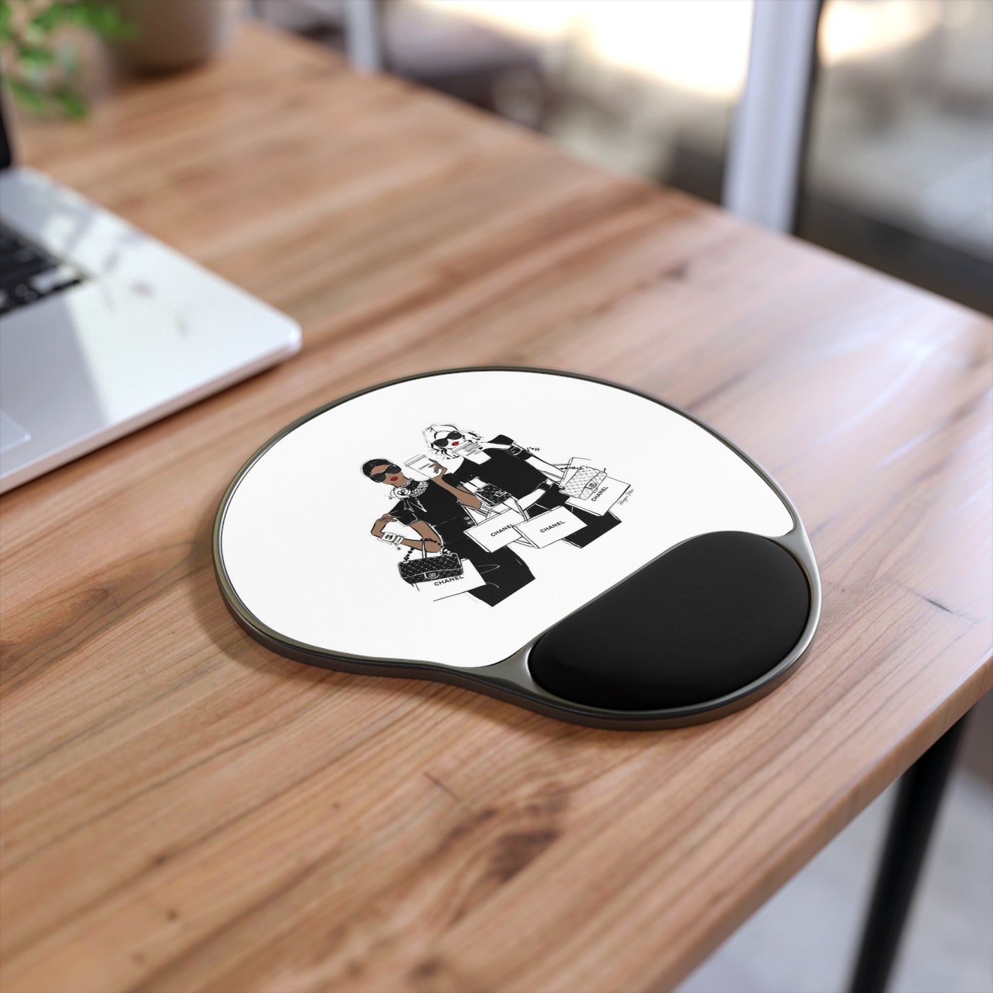 Fashion Gals Mouse Pad With Wrist Rest