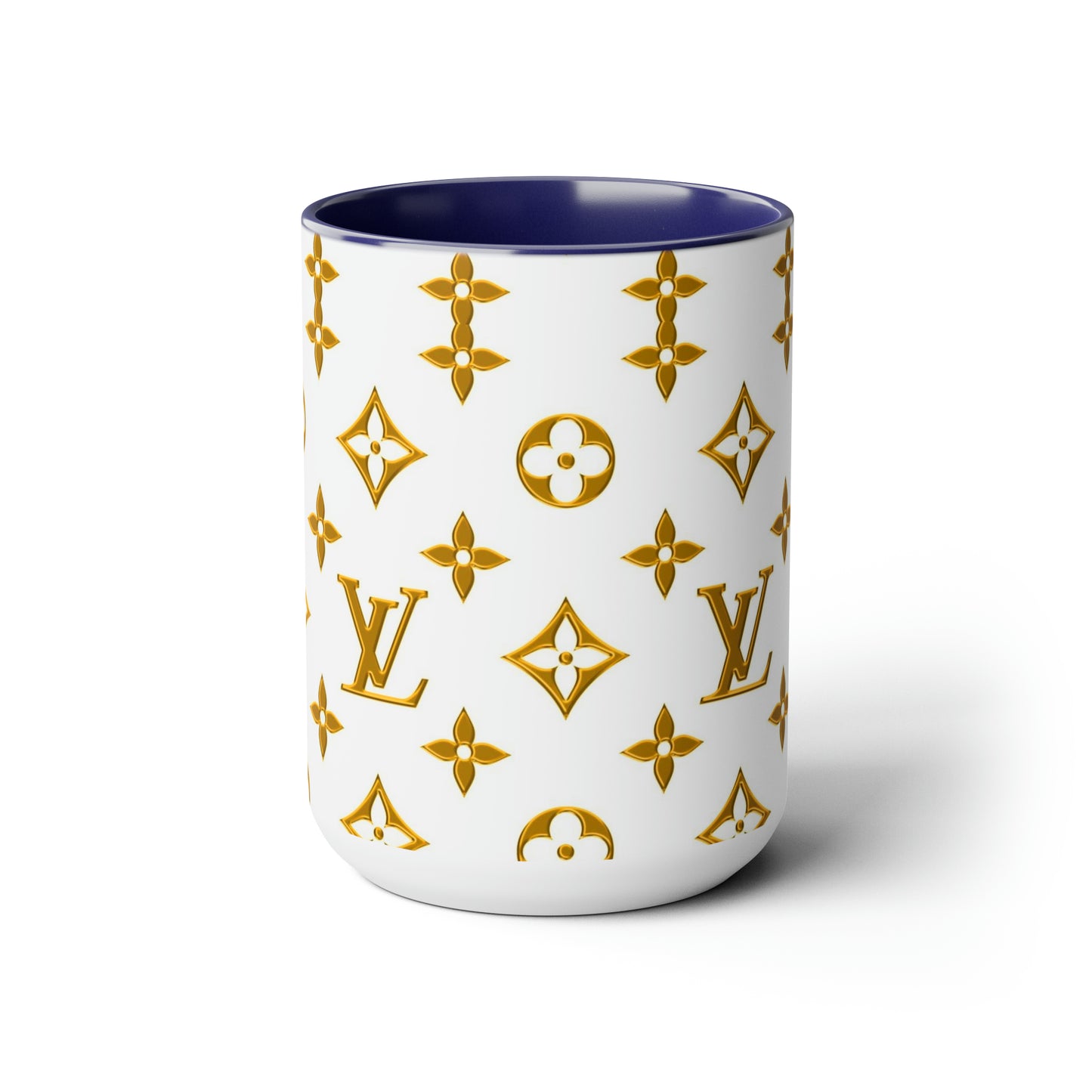 LV Two-Tone Coffee Mugs, 15oz