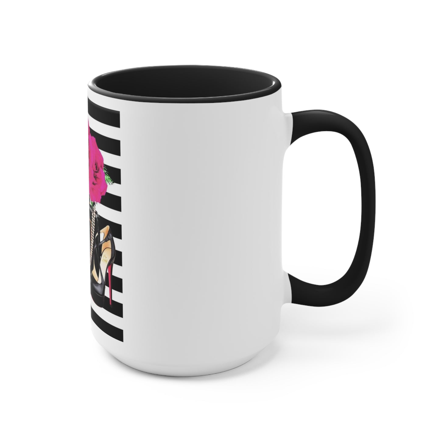 CC rose Accent Mug