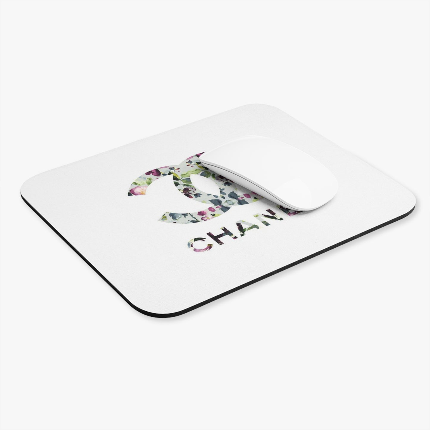 Floral CC Mouse Pad (Rectangle)