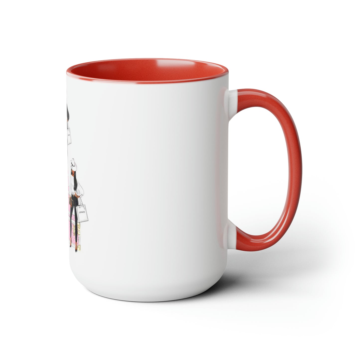 C Babes Two-Tone Coffee Mugs, 15oz